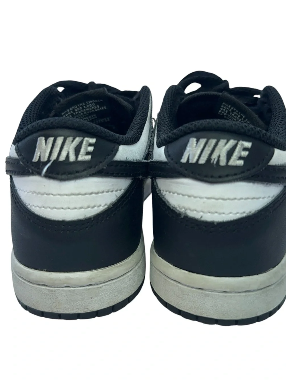 Nike Dunk Low Panda Black Kids Youth Size 13.5C CW1588-100